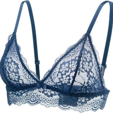 Lace Bralettes for Women No Underwire Sexy Triangle See Thru V Neck Unpadded Bra