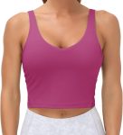 Womens' Sports Bra Longline Wirefree Padded with Medium Support